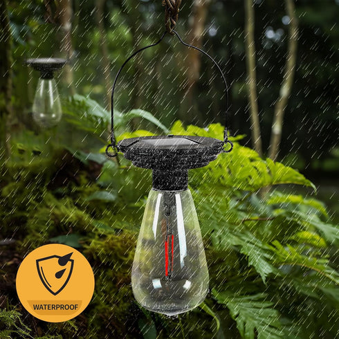 Replacement Solar Light Parts, 2 Pack Waterproof Solar Lanterns for Versatile Switching, Accessories or Stand Alone