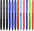 Uniball Signo Gel Grip Stick Gel Pen, 12 Assorted Pens, 0.7mm Medium Point, Smooth Writing, Office Supplies