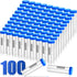 Xuhal 100 Counts 50ml Centrifuge Tubes, Self Standing Plastic Test Tubes with Screw Cap for Science Experiments