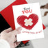 8x5.3 Inch Thank You for Taking Care of Me Greeting Card Heartfelt Appreciation for Your Unwavering Support