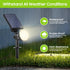 30LEDs 3 2-Pack) Bosceos Solar Lights Outdoor Waterproof, Solar Spot Pathway Lights with Modes, Garden Light Auto