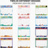 Magnetic Calendar for Refrigerator, 8'' x 10'' Fridge Calendar from May 2024 to December 2025, 20 Months Calendar for