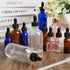 Lallisa 48 Pcs Glass Dropper Bottles - Eye Dropper Dispensers with Long Pipettes, Funnels, and Labels for Essential Oils