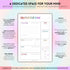 A5) Mental Health Journal Planner | Daily Gratitude, Self Care, Intentions, Affirmations and Nutrition (Rainbow