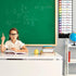 Daily Schedule Pocket Chart, Classroom Charts with 13+1 Pockets, 13 Double-Sided Reusable Colored Cards (Black, 13” x