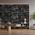 Black Marble Paper 17.7" x 78.7" Granite Wallpaper Peel and Stick Countertop Paper Self Adhesive Thickening for Kitchen Bathroom and Furniture by Abyssaly