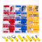 Ginsco 250Pcs Insulated Wire Connectors Assorted Crimp Terminal Kit - Quick Disconnect Ring Spade Butt Splices