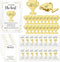Juinte 40 Sets Employee Appreciation Gifts Bulk Trophy Pins with Thank You Cards