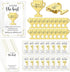 Juinte 40 Sets Employee Appreciation Gifts Bulk Trophy Pins with Thank You Cards