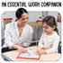 6 Pack, 10" 13.5" Essex Wares - Assorted, Dry Erase Pocket Document Protectors, Wide x Tall- Dry Erase Clear Plastic