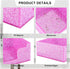 Rouidr Acrylic Sticky Note Holder - Glitter Memo Pad Dispenser, 3.94 x 3.94 Inch for Home & Office