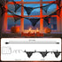 cshare 9.8ft 30LED Halloween Lights Battery Operated or USB, Creepy Cloth String Lights with Timer Waterproof Orange