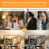 JDE11 LED Bulb 100W Equivalent Halogen Bulbs, Dimmable T4 Mini Candelabra E11, Warm White 3000K, 10W 1000LM, 5 Pack