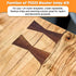 71333 1/4 1/8" 1/4" Router Bits Solid Brass Inlay Kit for Templates for High RPM Routing, Includes Carbide Router
