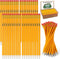 IKAYAS 400 Pack #2 HB Pencils, Bulk Yellow Sharpened Pencils with Erasers for Kids and Office Supplies