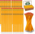 IKAYAS 400 Pack #2 HB Pencils, Bulk Yellow Sharpened Pencils with Erasers for Kids and Office Supplies