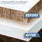 White Melamine Edge Banding 3/4 inch x 25ft Roll of Pre-glued Real Wood Tape for Cabinet Repair