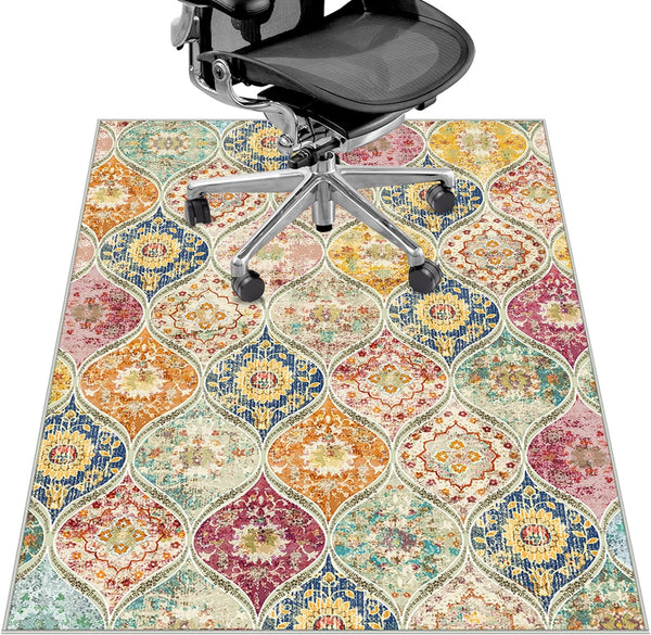 Heavy Duty Office Chair Mat 36"X 48" for Hardwood & Tile Floors, Anti Slip Floor Protector