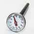 Supco ST02 Stainless Steel Pocket Dial Thermometer, 5" Stem, 1" Dial, 0 to 220 Degrees F