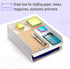 Mr. Pen Letter Tray Desk Organizer, Plastic, 2 Pack, White File Organizer for Desk, Paper Holder for Office
