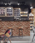 Red Brick Wallpaper, Self-Adhesive Peel and Stick Waterproof for Home Decoration