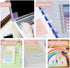 Pastel Transparent Sticky Notes, 550 Sheets, Morandi Clear Sticky Tabs, Translucent Page Flags, Office School Supplies