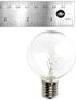 Hometown Evolution, Inc. G50 Clear C9 E17 7 Watt Replacement Light Bulbs, Box of 25