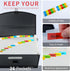 Uquelic 26 Pockets Expanding File Folder - Durable Buckle, Ergonomic Handle, Large A4 Expandable File Organizer