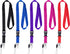 Wisdompro Office Lanyard, 5 Pack 23 inch Quick Release Neck Strap with Detachable Buckle, Assorted Colors