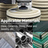 5PCS Wool Polishing Wheel Disc 4.5" x 7/8" for Angle Grinder, Buffing Wheel for Metal Marble Glass
