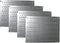 Pegboard Wall Organizer Tiles, Wall Control Modular Galvanized Steel Tiling Set, Four 12-Inch x 16-Inch Panels
