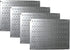 Pegboard Wall Organizer Tiles, Wall Control Modular Galvanized Steel Tiling Set, Four 12-Inch x 16-Inch Panels