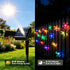 50 Flower Solar String Lights, LED Outdoor Patio Lights Waterproof, Fairy Lights for Outside Patio Garden Fence Yard
