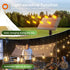 56FT(50+6) 27 G40 Bulbs, Dimmable addlon Solar String Lights Outdoor with Remote, Shatterproof Solar Powered & USB