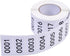 Inventory Labels - Consecutive Number Stickers 1-1000, Product Claiming, Moving Box Numbering, 0.75" x 1.5"