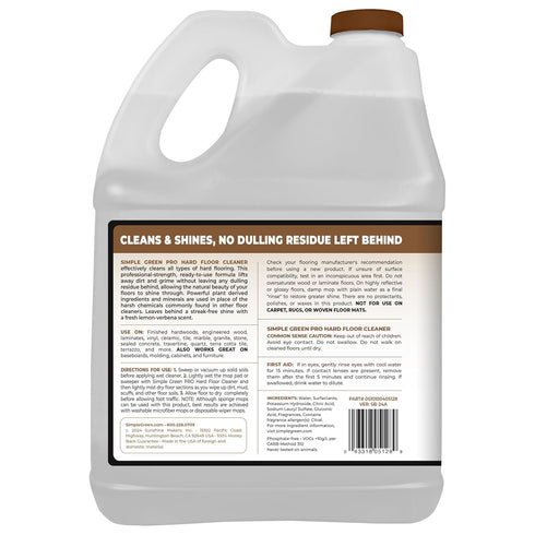 1 Simple Green Pro Hard Floor Cleaner Gal