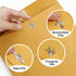 SUNEE 6x9 Clasp Envelopes 100 Count - 6x9 Inch Brown Kraft Envelopes with Clasp Closure for Home, Office, Business,