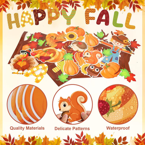 Fall Tree Bulletin Board Decorations for Classroom Autumn Thanksgiving Cutouts for School Home Decor