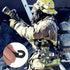 Yingzhao 2 Pieces Firefighter Glove Clip - Work Safety Glove Holder, Strap, Belt Clip for Firefighter Rescue