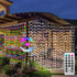 ZAIYW Dual Color Curtain Lights 20ftx10ft 600 LED Christmas Curtain Lights with