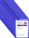 Nezyo 50 Pieces Dry Erase Pockets, Reusable Plastic Sleeves, Clear Sleeves for Teacher Supplies (Blue)