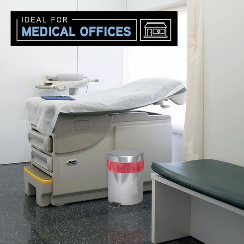 Trashanium 10-Gallon, 100 Count, Biohazard Waste Bags, Red, No Leak Bags, Medical Grade, Safe Infectious Waste Disposal