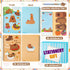 Stationery Gift Set - 3Pcs Notebook Sticky Notes, Kawaii A5 Spiral Notebooks & 550 Sheets Cute Sticky Notes with Pens Kit for Office School Kids Students Birthday Supplies (Capybara) by B1ykin