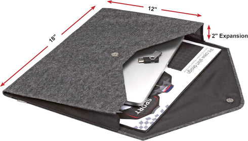 Smead Soft Touch Cloth Expanding File, Tabloid Size, 2" Expansion, Magnetic Closure, Gray (70924)