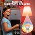 SKYLAR LED Color Changing Light Bulb with Bluetooth Speaker, E26 Standard Socket, 4 Light Modes with Remote Control