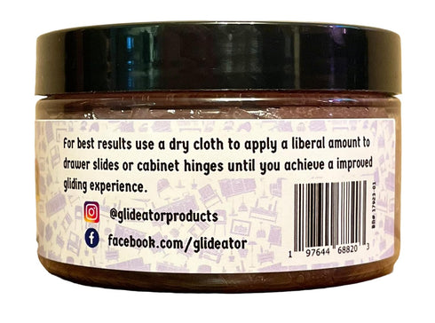 Glideator (4 oz) Wood Lubricant for Drawers, Doors, Hinges and More! DIY