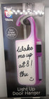 LED Light Up Door Hanger, Write Your Own Message with Dry Erase Marker