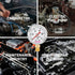 Glycerin Filled Fuel Pressure Gauge 0-15psi, 1-1/2" Dial Size, 304 Stainless Steel Case, 1/8" NPT Lower Mount.