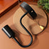 SEWACC Vintage Industrial Pull Chain Wall Sconce with Switch Black Wall Lamp Fixture for Indoor Hallway Bedroom