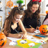 Whaline 24 Packs Halloween Sticky Notes, Cute Boo Ghost Notepads, 12 Designs Trick or Treat Memo Pads